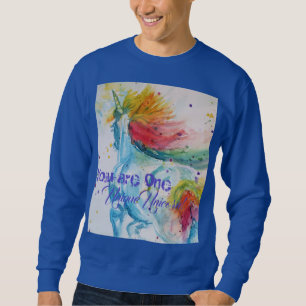Sie sind ein einzigartiges Einhorn! Rainbow Waterc Sweatshirt