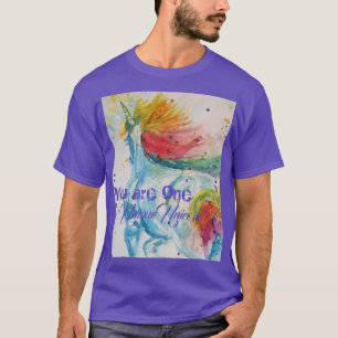 Sie sind ein einzigartiges Einhorn! Rainbow Waterc T-Shirt