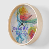 Sie sind ein einzigartiges Einhorn! Rainbow Waterc Uhr (Winkel)
