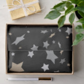 Sie sind ein elegantes modernes Schwarz Seidenpapier (Geschenk)