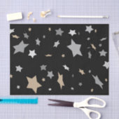 Sie sind ein elegantes modernes Schwarz Seidenpapier (Handwerk)