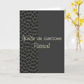 Sie sind ein fantastischer Pastor Karte (Gelbe Blume)