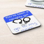 Sie sind ein freches Mädchen gewesen Untersetzer (Linke Seite)