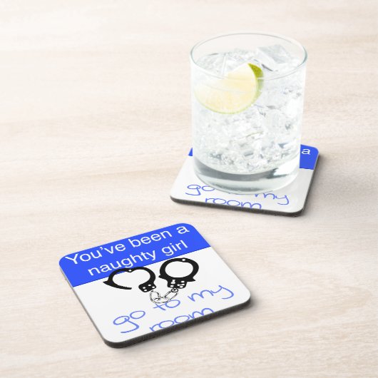 Sie sind ein freches Mädchen gewesen Untersetzer (Rechte Seite)