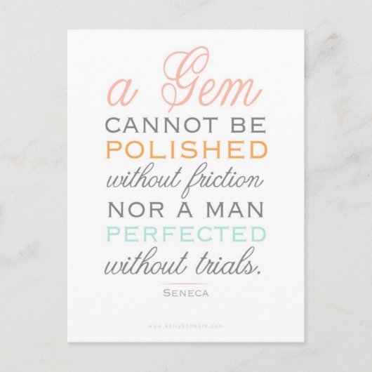 Sie sind ein Gem Design von Kelly Schwark Postkarte (Vorderseite)