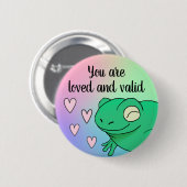 Sie sind ein glücklicher Niedlicher, unterstützend Button (Vorne & Hinten)