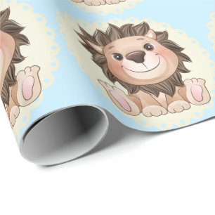 Sie sind ein großer Niedlicher Lion Baby Boy Geschenkpapier