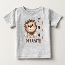 Sie sind ein großer Niedlicher Lion Baby T - Shirt