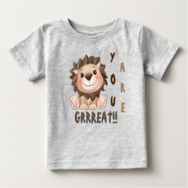 Sie sind ein großer Niedlicher Lion Baby T - Shirt