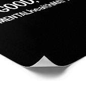 Sie sind ein gutes Problem mit der psychischen Ges Poster (Ecke)