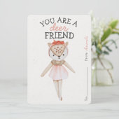 Sie sind ein Hirschfreund Valentinstag-Klassenzimm (Stehend Vorderseite)