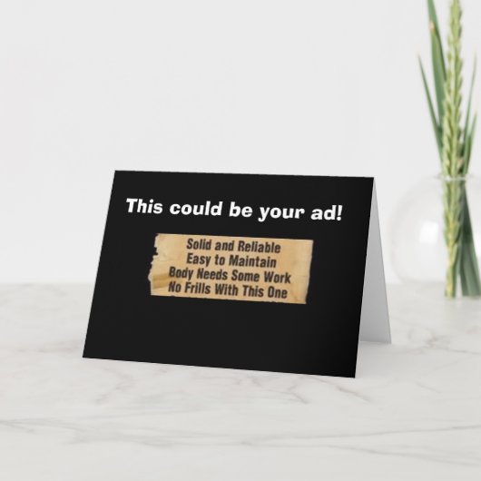 "SIE" SIND EIN "KLASSISCHER" GLÜCKLICHER 50. GEBUR KARTE (Vorderseite)