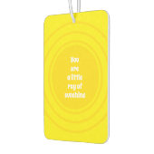 Sie sind ein kleiner Ray of Sunshine-Gelb-Brauch Autolufterfrischer (Links)