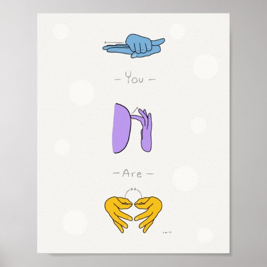 Sie sind ein kluges wichtiges ASL-Filmangebot Poster (Vorne)