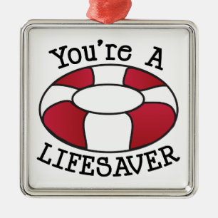 Sie sind ein Lebensretter Ornament Aus Metall