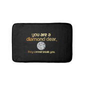 Sie sind ein lieber Diamant… Bad Matt Badematte (Vorderseite)