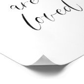 Sie sind ein Lieblingsdruck Poster (Ecke)