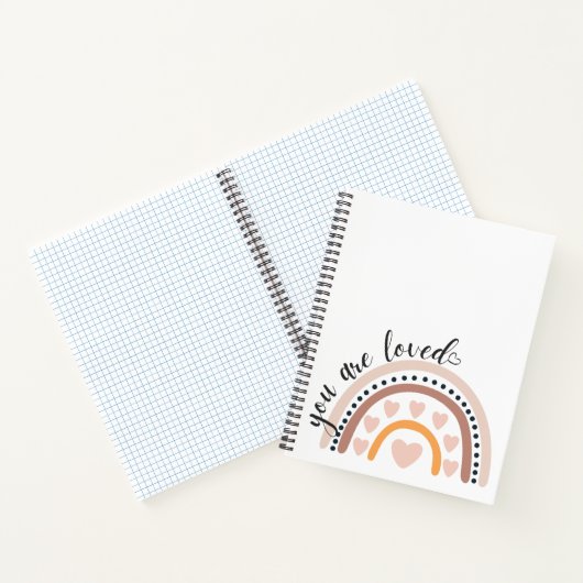 Sie sind ein Lieblingsgeschenk für Regenbogen-Note Notizblock (Innenseite)