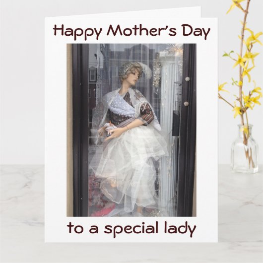 SIE SIND EIN MODELL FÜR UNS ALL=GLÜCKLICH "MUTTERT KARTE (Gelbe Blume)