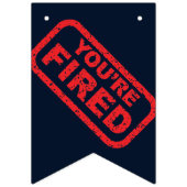 Sie sind ein Party des verbrannten Amtsenthebens Wimpelkette (Erste Fahne)