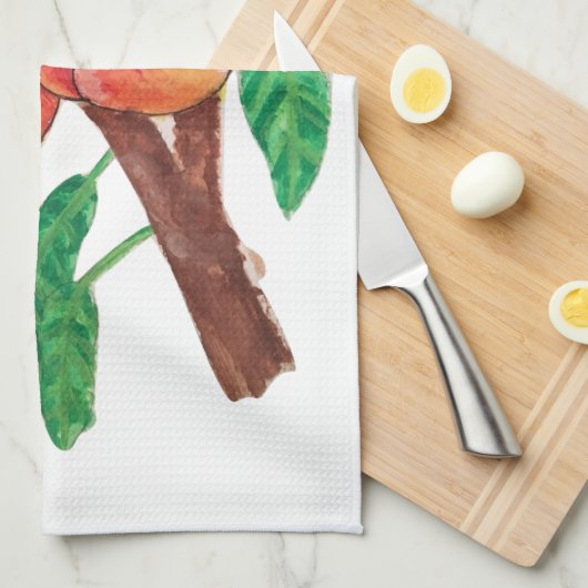 Sie sind ein Pfirsich-Geschirrtuch Handtuch (Viertel Falte)