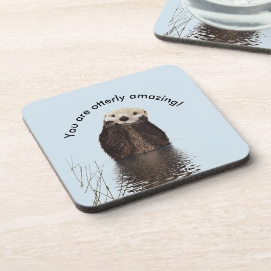 Sie sind ein Phantastischer Funny Puff mit Niedlic Getränkeuntersetzer (Linke Seite)