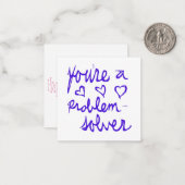 Sie sind ein Problem-Soldat-Valentin Mitteilungskarte (Vorderseite/Rückseite Beispiel)