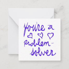 Sie sind ein Problem-Soldat-Valentin Mitteilungskarte