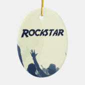 Sie sind ein Rockstar! Keramik Ornament (Vorne)