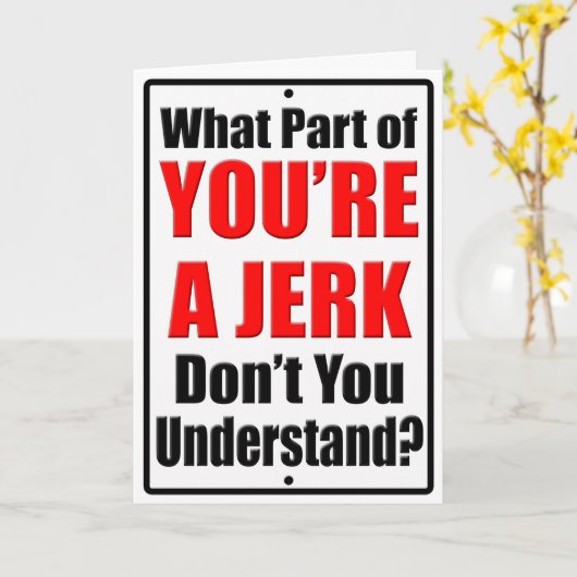 Sie sind ein Ruck Karte (Gelbe Blume)