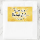 Sie sind ein schöner Aufkleber (Tasche)