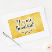 Sie sind ein schöner Aufkleber (Umschlag)