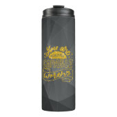 Sie sind ein schöner, leistungsfähiger Gold-Glitze Thermosbecher (Vorderseite)