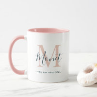 Sie sind ein schönes Chic Monogramm