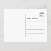 Sie sind ein schönes und furchtloses Motivierend Z Postkarte (Rückseite)