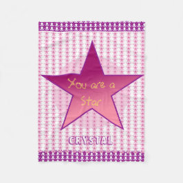 Sie sind ein Star Personalier Fleecedecke