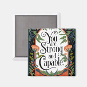 Sie sind ein starkes und leistungsfähiges inspirie magnet (Vorderseite/Rückseite)