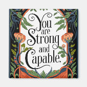 Sie sind ein starkes und leistungsfähiges inspirie magnet (Vorne)