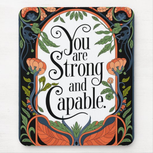 Sie sind ein starkes und leistungsfähiges inspirie mousepad (Vorne)