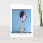 Sie sind ein wenig blasses… Erhalten Sie wohle Karte (Rückseite)