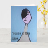 Sie sind ein wenig blasses… Erhalten Sie wohle Karte (Gelbe Blume)