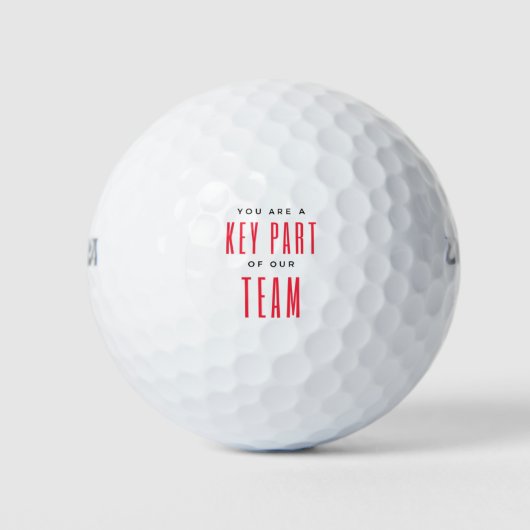 Sie sind ein wichtiger Teil unseres Teams 2 Golfball (Vorderseite)