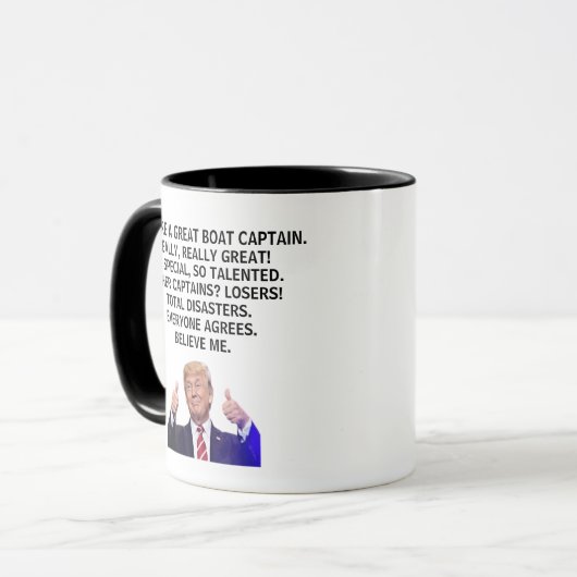 Sie sind ein wirklich großartiger Bootsmann, wirkl Tasse (Vorderseite Links)