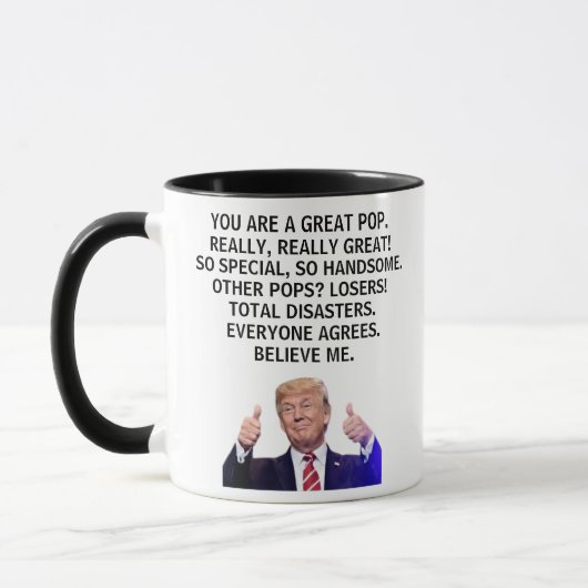 Sie sind ein wirklich großer POP, wirklich, wirkli Tasse (Links)