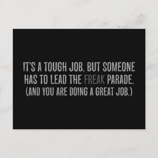 Sie sind eine ausgezeichnete Führungspersönlichkei Postkarte