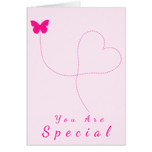 Sie sind eine besondere Card Liebe Herzschlag