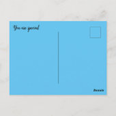 Sie sind eine besondere Postkarte (Rückseite)