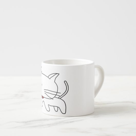 Sie sind eine coole Katzeespresso-Tasse Espressotasse (Vorderseite Rechts)