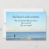 Sie sind eine dickere Magnetkarte Magneteinladung (Vorderseite)