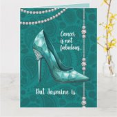 Sie sind eine fabelhafte Aquamarine Unterstützung Karte (Gelbe Blume)